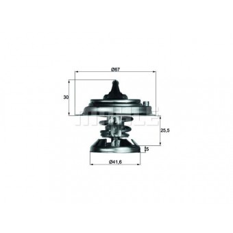 Termostat OM602 OM603 OM605 OM606 [W124] 80C